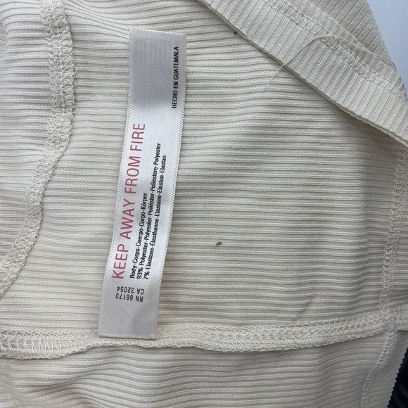 Free People Intimately XS TP Cream The Loop Open Front Zip Cuff Cardigan - Picture 7 of 14